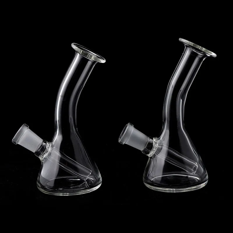 Nieuwe mini -glazen bekerbongs waterpijpen 4,0 inch hoogte met 10 mm vrouwelijke gewrichtsglasolieratums gratis verzending