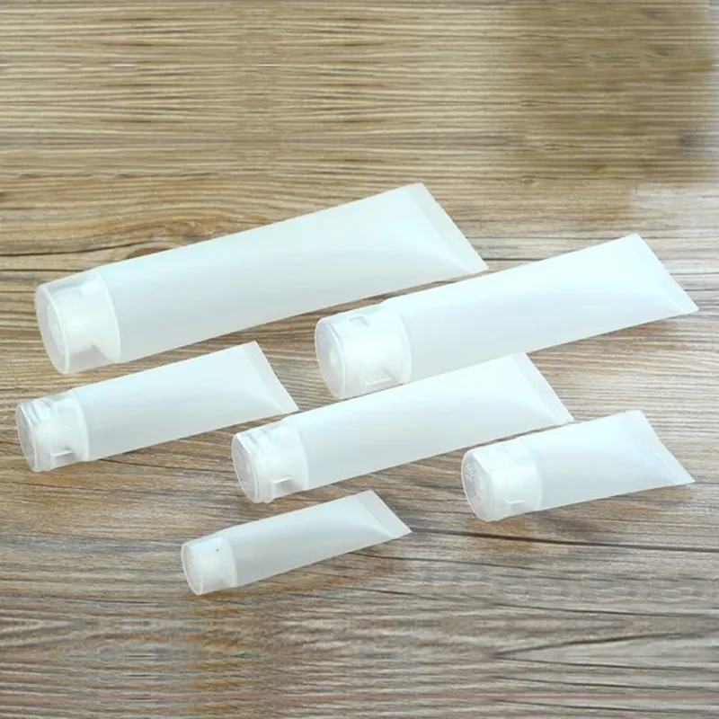 化粧品包装のための100g×100の空の柔らかい管100mlローションクリームプラスチックボトルのスキンケアクリームスクイーズ容器チューブ