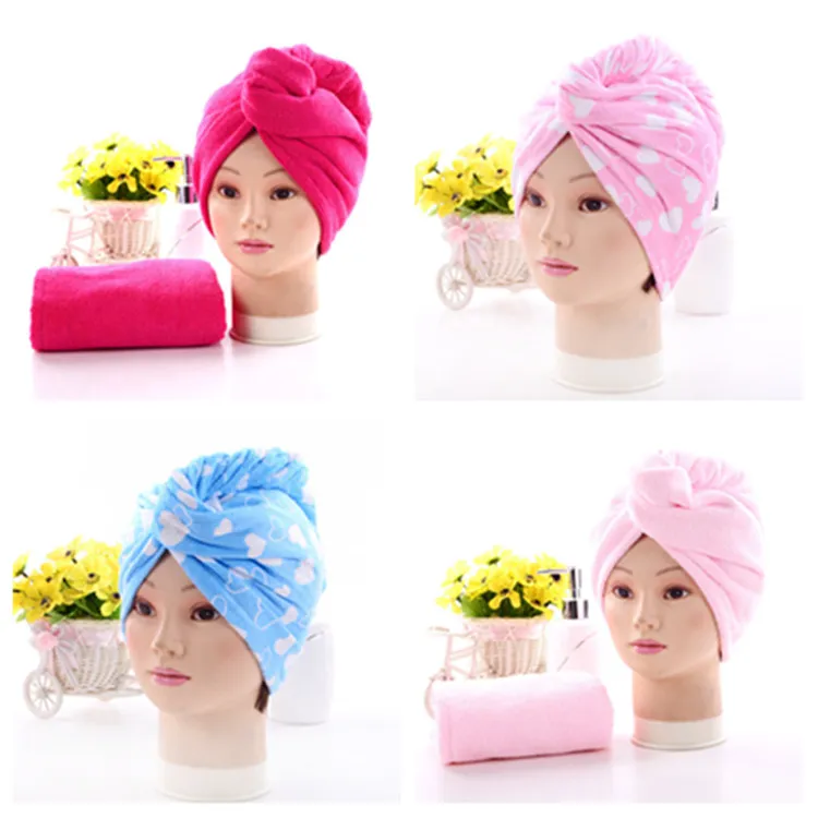 Nieuwe douchekappen voor Magic Quick Dry Hair Cap Microfiber Handdoek Drogen Turban Wrap Hat Caps Spa Badkappen Badkamer Accessoires T2I5788