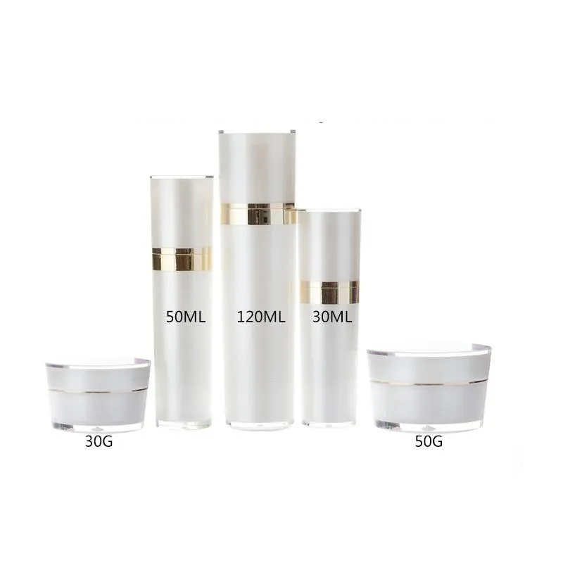 30 ml 50 ml 120 ml acryl lege spuitlotion pomp parfum fles hervulbare lotion geur containers flessen 15g 30g 50g crème pot