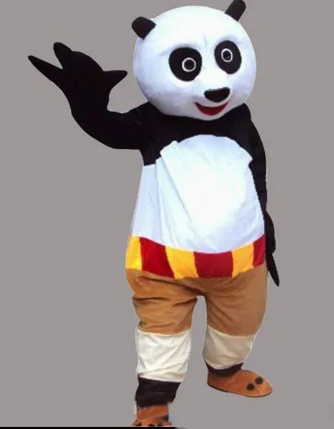 2019 Discount factory sale Mascot Costume Kung Fu Panda Cartoon Character Costume Adult Size