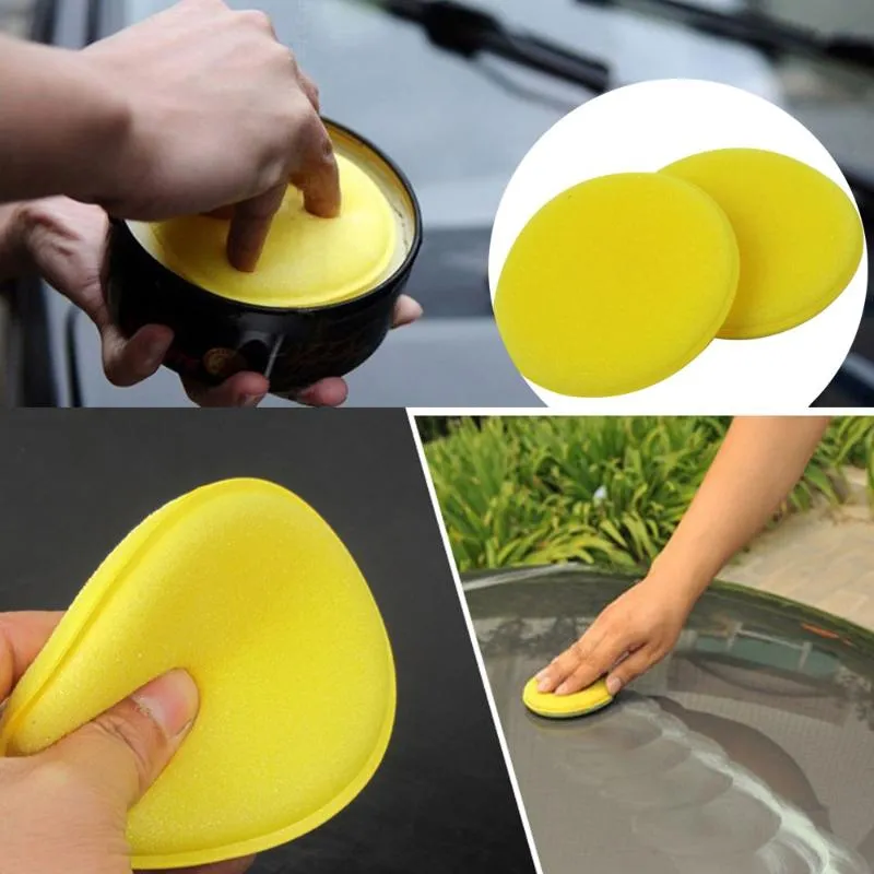 Auto Foam Sponge Waxing Wax Applicator Pad CARS Vehicle Glass