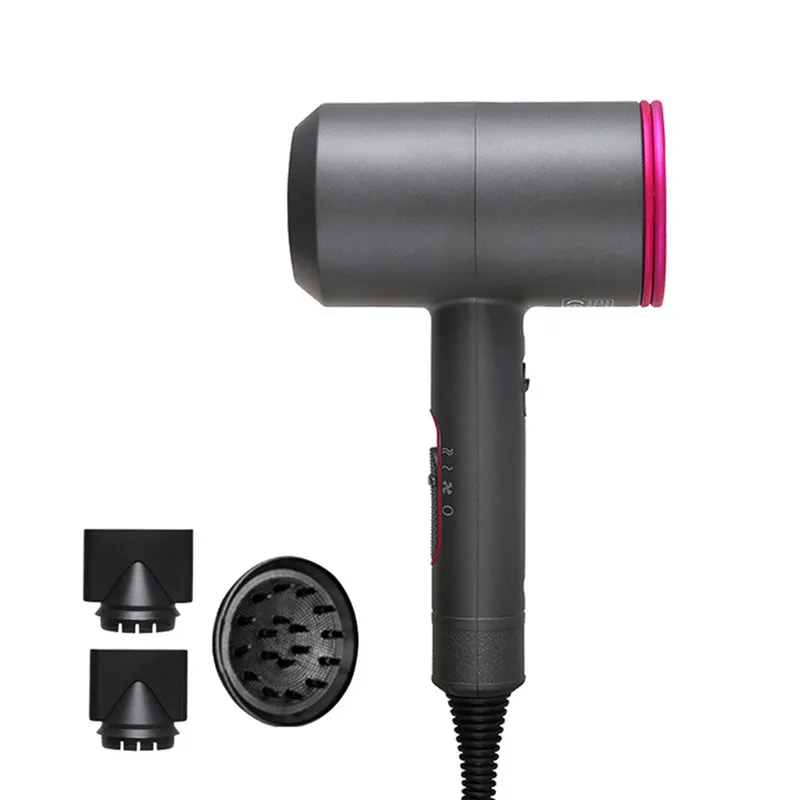 Professional Ionic Hair Dryer with Diffuser Constant Temperature Not Hurting Hammer Hair Dryer 110-240V Negative Ionic Hairdryers Hair Care