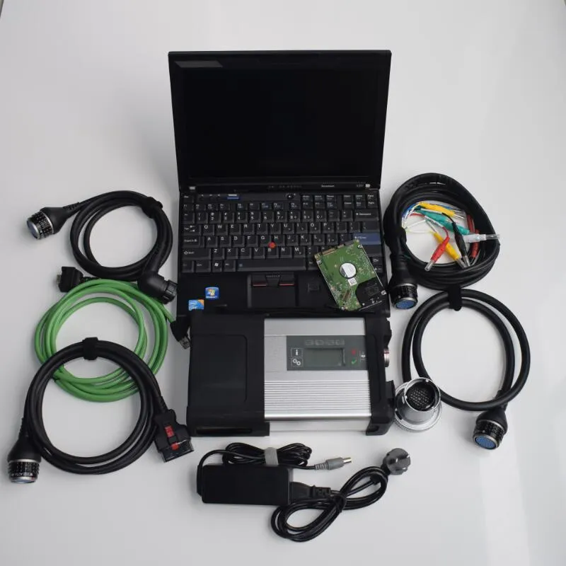 MB Star Diagnostic Scanner Tool SD Connect C5 Plus DOIP med Computer X220T I5 4G Touch SSD 480 GB Full Set Ready to Work