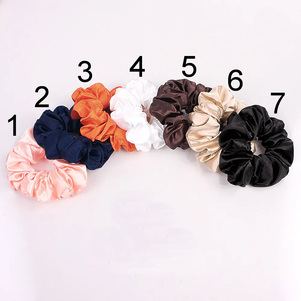 Fashion Reflect Light Hair Scrunchies Ponytail Holder Soft Stretchy Oversized 15cm Hair Elastic Rope Women Hairband Accessories 0922A