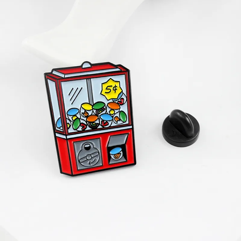 Game Machine Brooch Retro Game Over Console School Arcade ENAMEL PIN Shirt Badge Barge Girl Play Gifts2688715