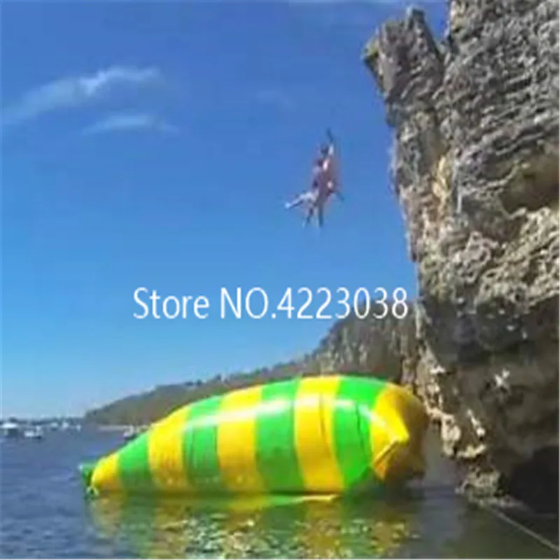 8*3m Bouncing Pillows Floating Beds Inflatable Jumping Pillow Water