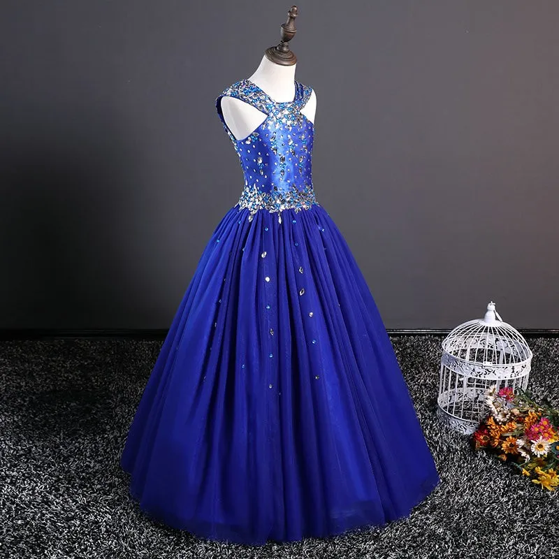 Plain Blue Designer Gown, designer gown, blue color, party wear, wedding  wear, girls fashion | Gowns for girls, Ethnic wear indian, Fashion