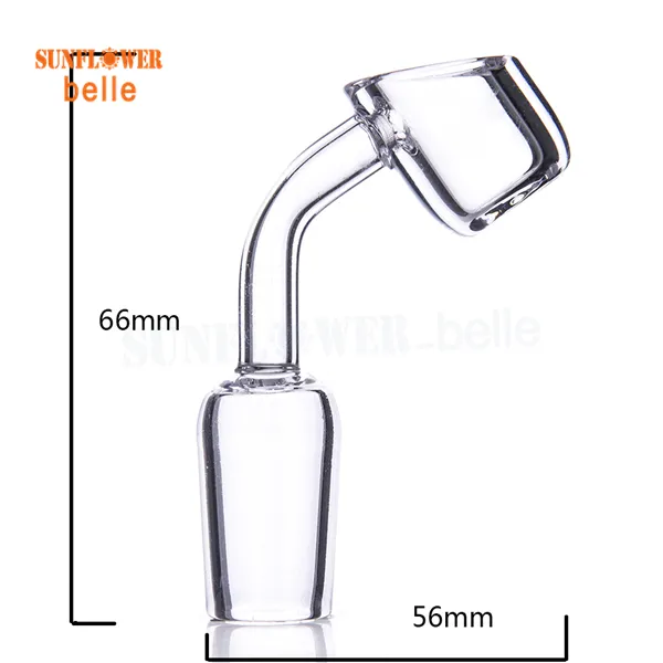 Smoking 45 Degree Quartz Banger Nail 4MM Thick Domeless Nail Polished 18mm/14mm/10mm Joint Turp Slurper 207