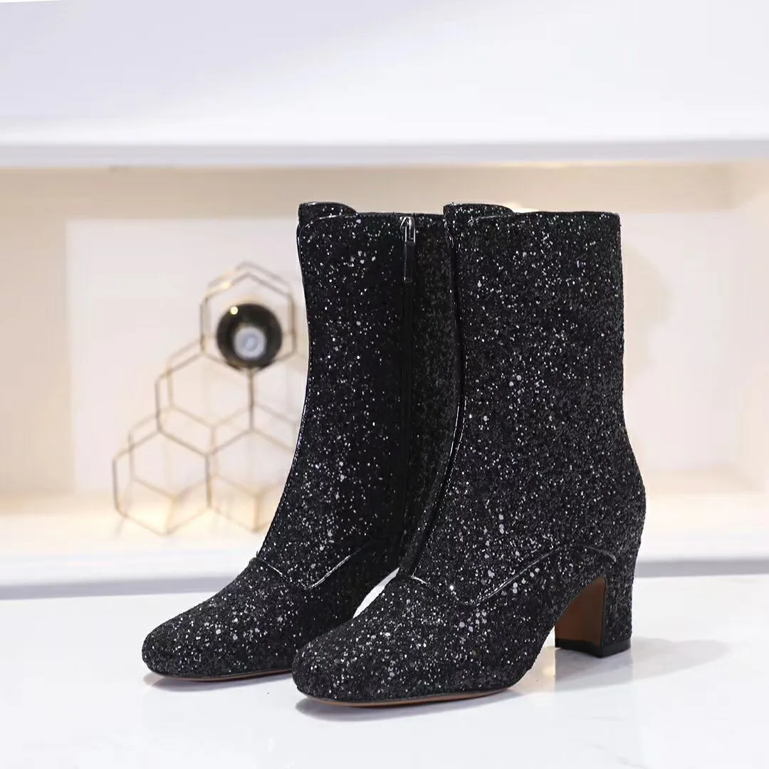 Sequins boots for sale hotsell