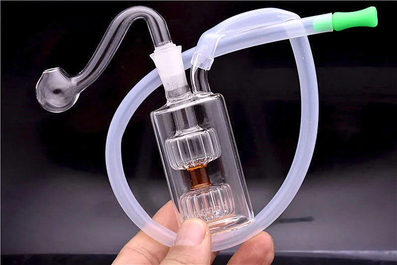 Mini Glass Oil Burner Bong Inline Matrix Perc Honeycomb Dab Oil Rigs ...