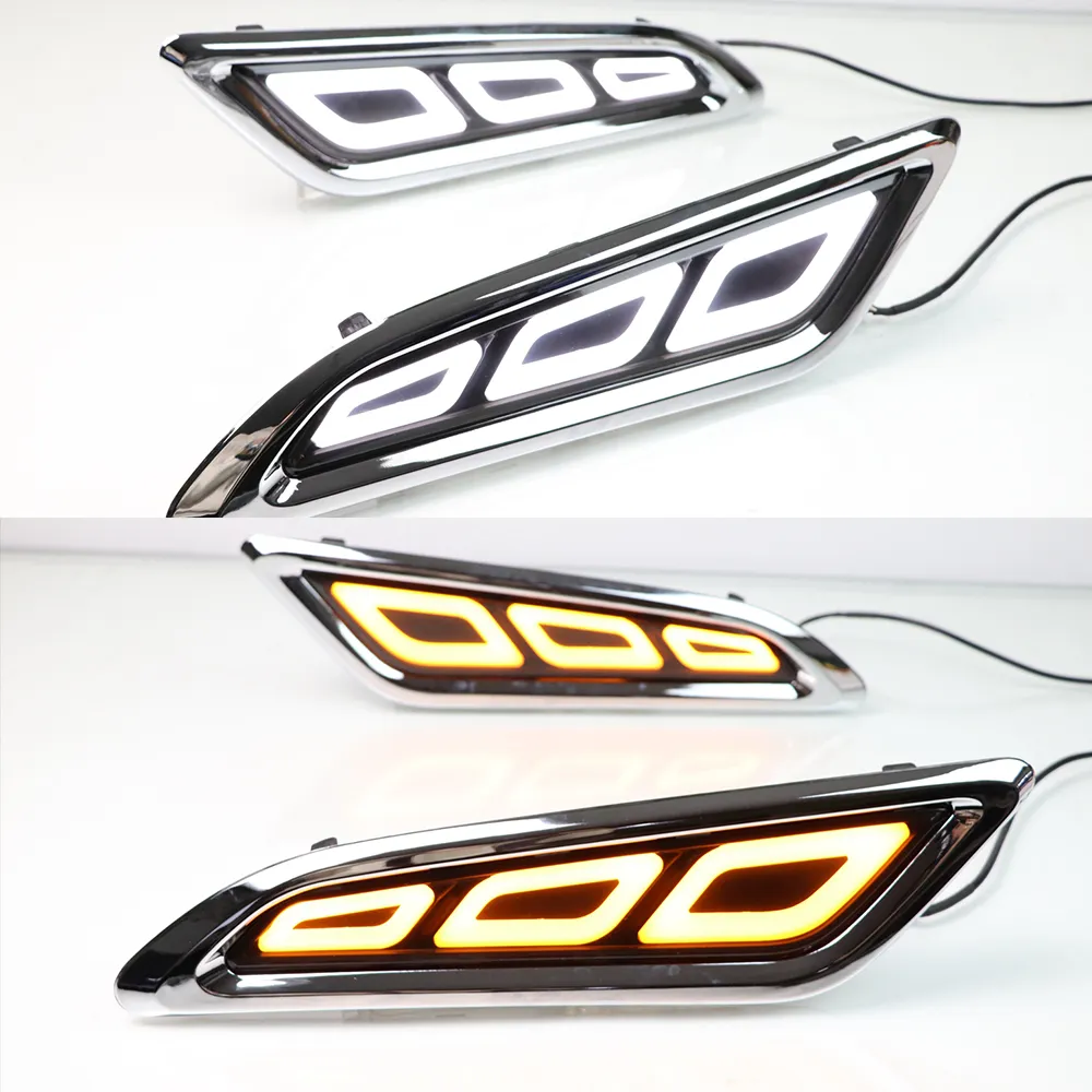 1 Set LED Daytime Running Light Car Fender Side Lamp Turning Signal Light 12V DRL Lampadina per Infiniti QX80 2011 2012 2013 2014 2015 2016 2017