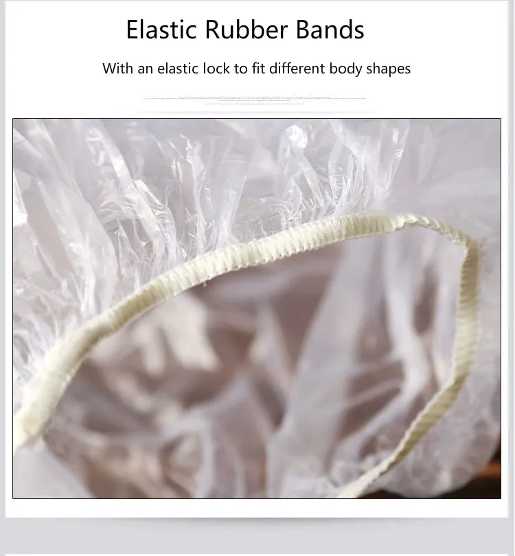 Disposable Barbers Cape Gown Elasticated Neckband Hairdressing Hair