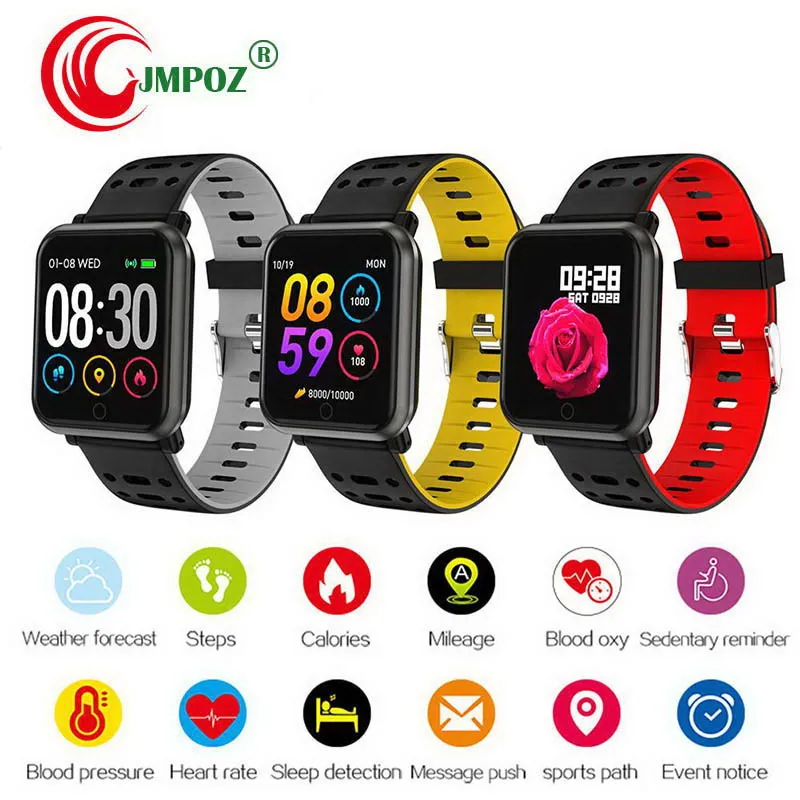 Smart Watch Men COMPTE PAS Waterproof Fitnet Tracker Maroc