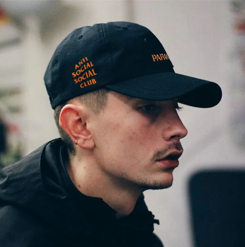 Designer black baseball cap sales
