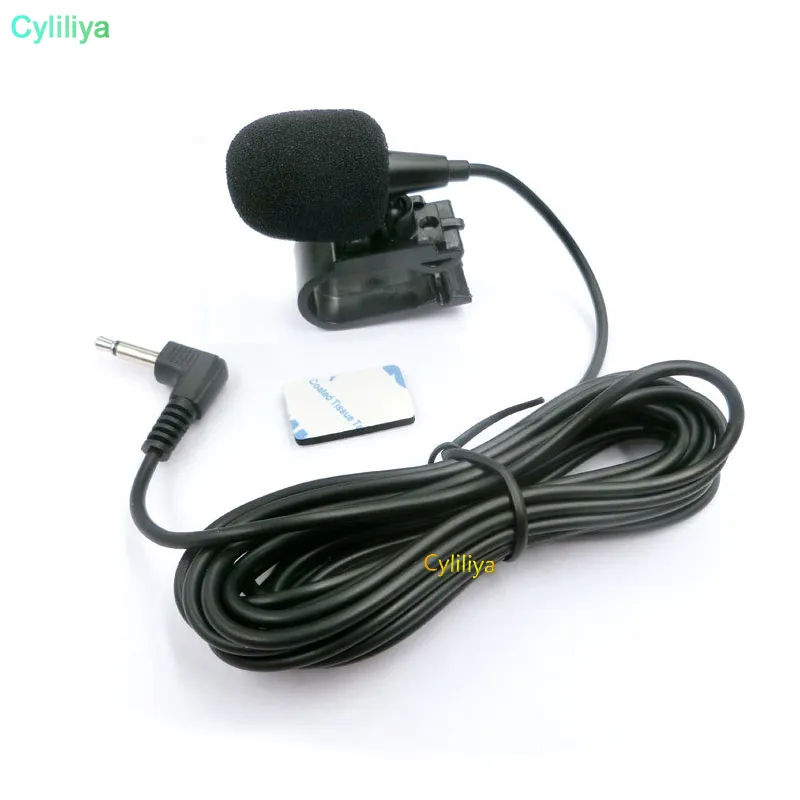 Bilmikrofon 3.5mm Jack Plug Mic Stereo Mini Wired Extern mikrofon för Auto DVD Radio 3M LongProfessionals Bil AUD (HL)