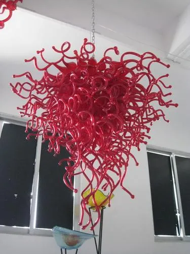 100% soffiato a bocca CE UL Vetro borosilicato di Murano Dale Chihuly Art Eccellente arredamento Illuminazione e lampadari