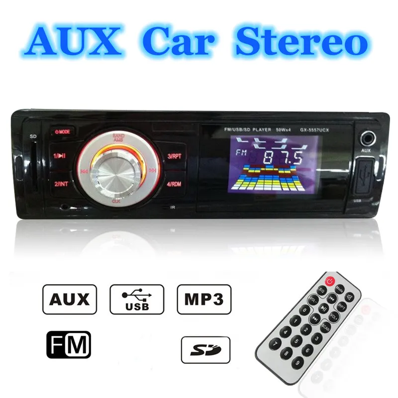 Freeshipping AUTO FAHRZEUG RADIO MP3 MUSIK PLAYER STEREO IN-DASH FM USB Für SD AUX INPUT RECEIVER