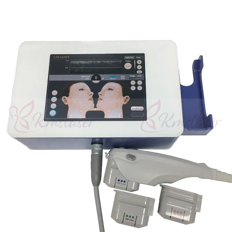 5 Cartridges Hifu Slimming Device High Intensity Focused Ultrasound Skin face Lifting Anti Wrinkle Beauty machine
