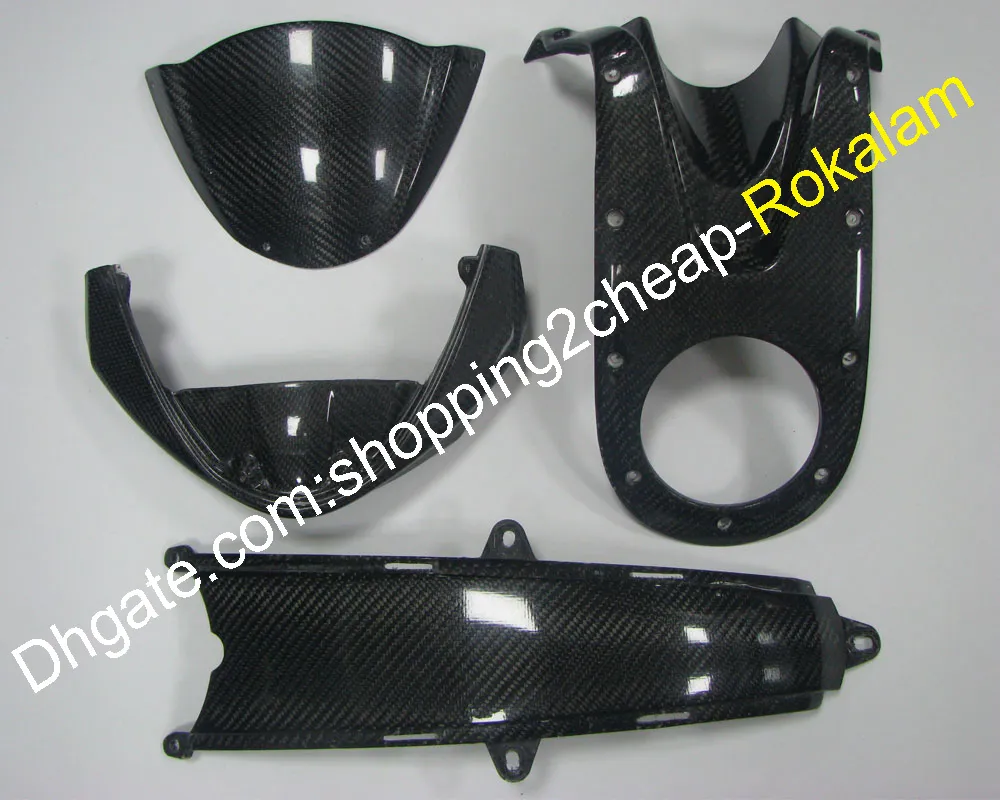 Naprawdę Włókno węglowe 4 sztuki Body Foring dla Ducati Monster 696 1100 796 1100S 795 Motocykl Pakiet Aftermarket Zestaw