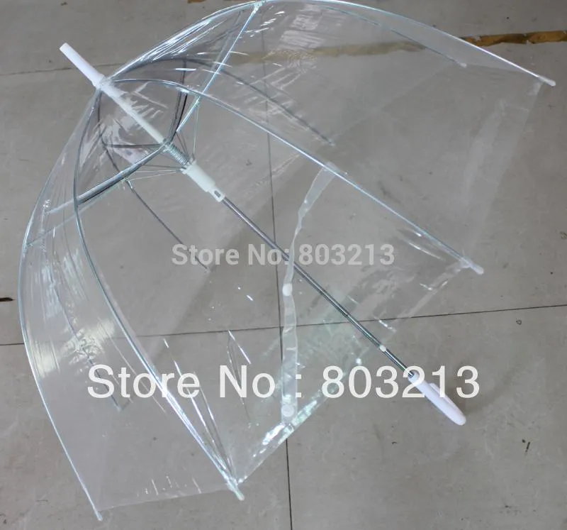 Darmowa wysyłka prosta czysta kopuła parasol / grzybowa parasol parasol 80 sztuk / partia