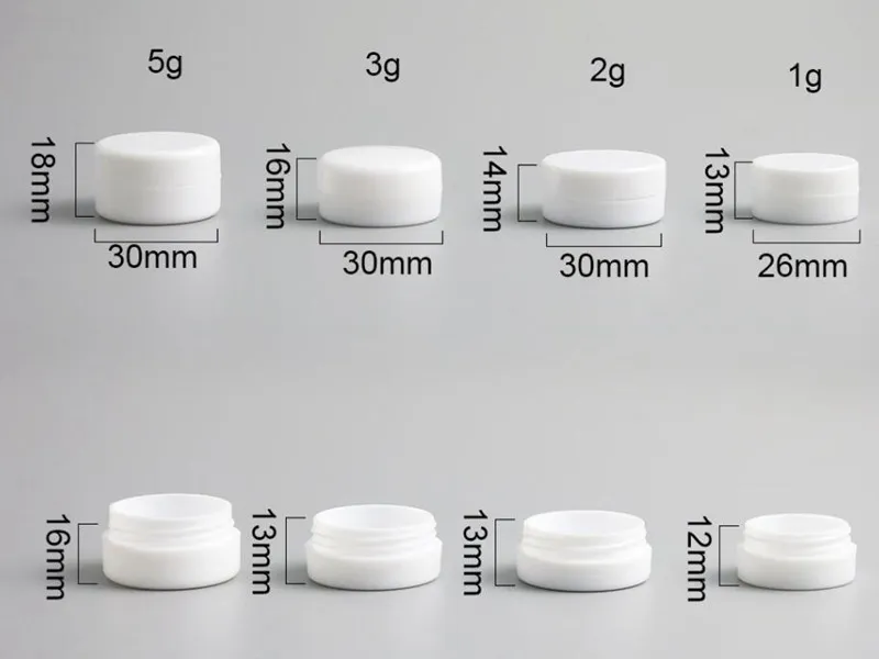 100 Vasetti Portacampioni In Plastica Trasparente, 3 Ml Con Coperchio A Vite – Mini Contenitori Vuoti Per Cosmetici, Creme E Artigianato - 3