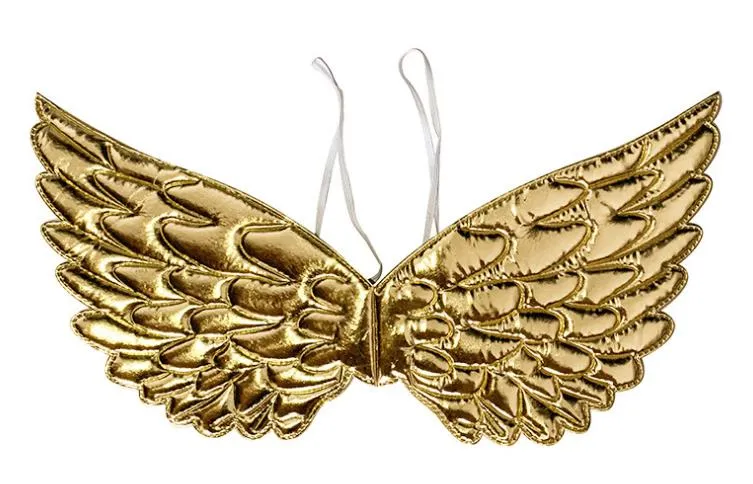 Economize muito em Asas De Anjo Do Traje Costura Das Asas De Gold Angel  Roupa De Asas De Fadas Para Halloween, Casamento, Festa De Aniversário,