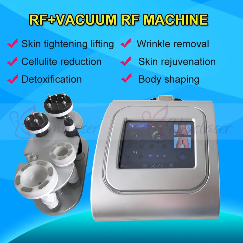 Röd blå grön foto ljus terapi kropp bantning hud föryngring rf vakuum radiofrekvens ansikte lyft anti aging fettreducering lymfatisk dränering maskin