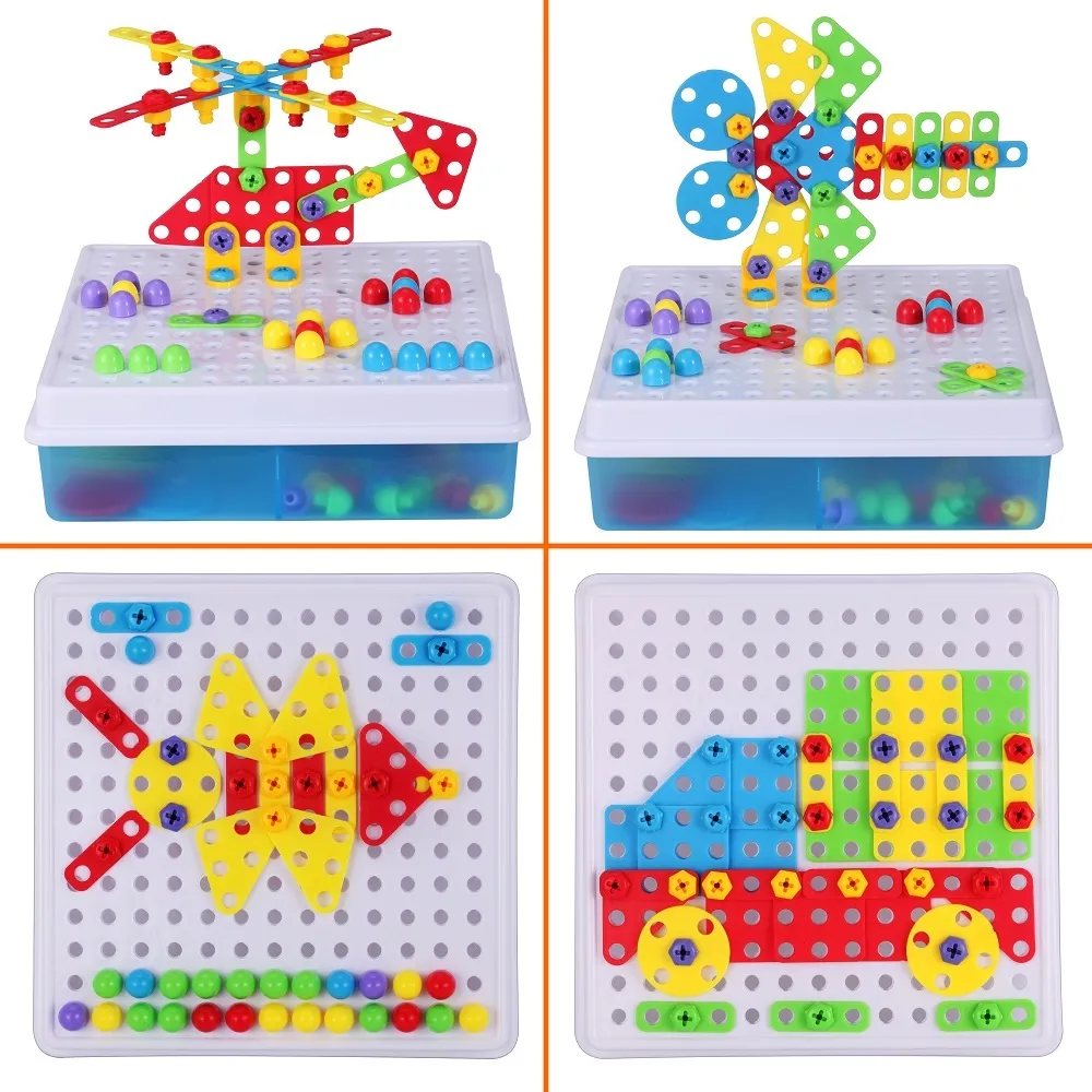 Jouet Enfant 3 Ans Jeux de Société Mosaique Enfant Puzzle 3D