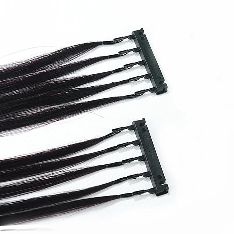 2020 neue zweite Generation Produkte 6D-Spitze-Haarverlängerung für die schnelle Haarverlängerung Remy Pre Bond I Tip Loop-Mikroring-Haar 100g