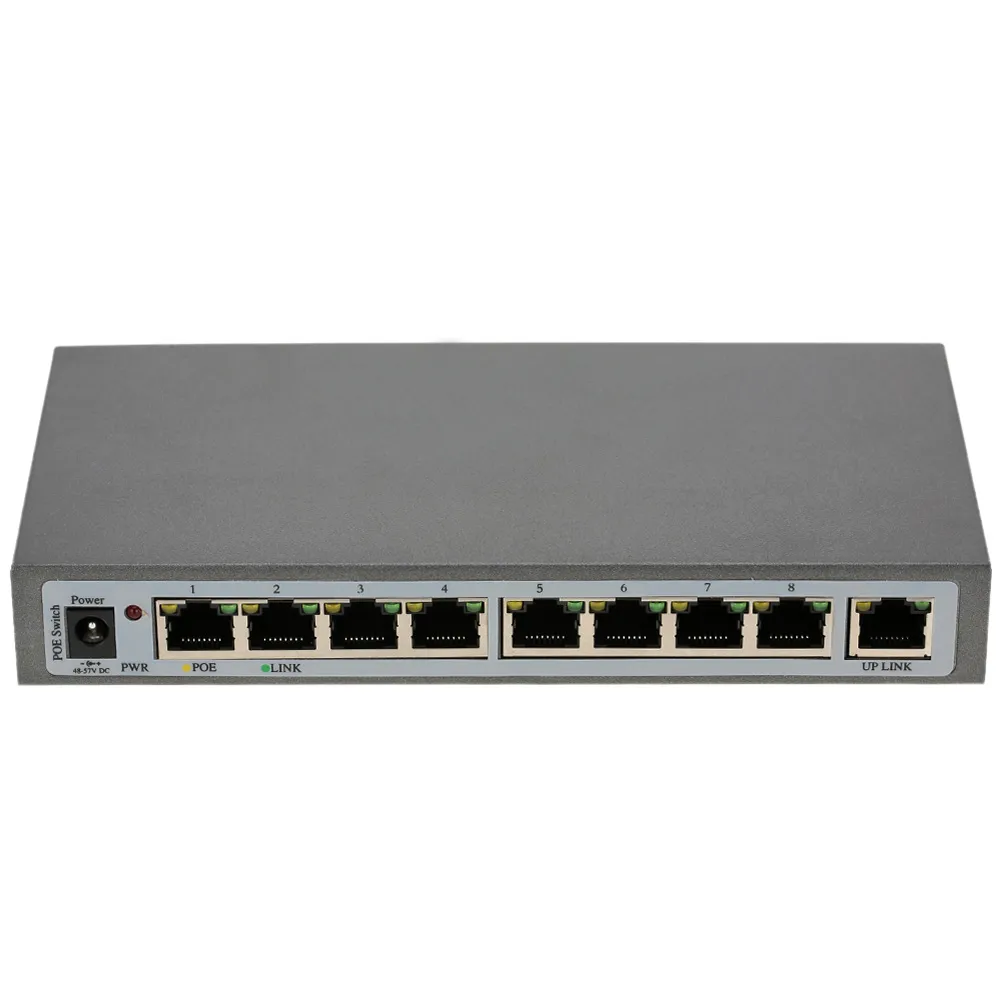 8 Port 100Mbps IEEE802.3af POE Switch/Injector Power over Ethernet Network Switch for IP Camera VoIP Phone AP devices 108POE-AF