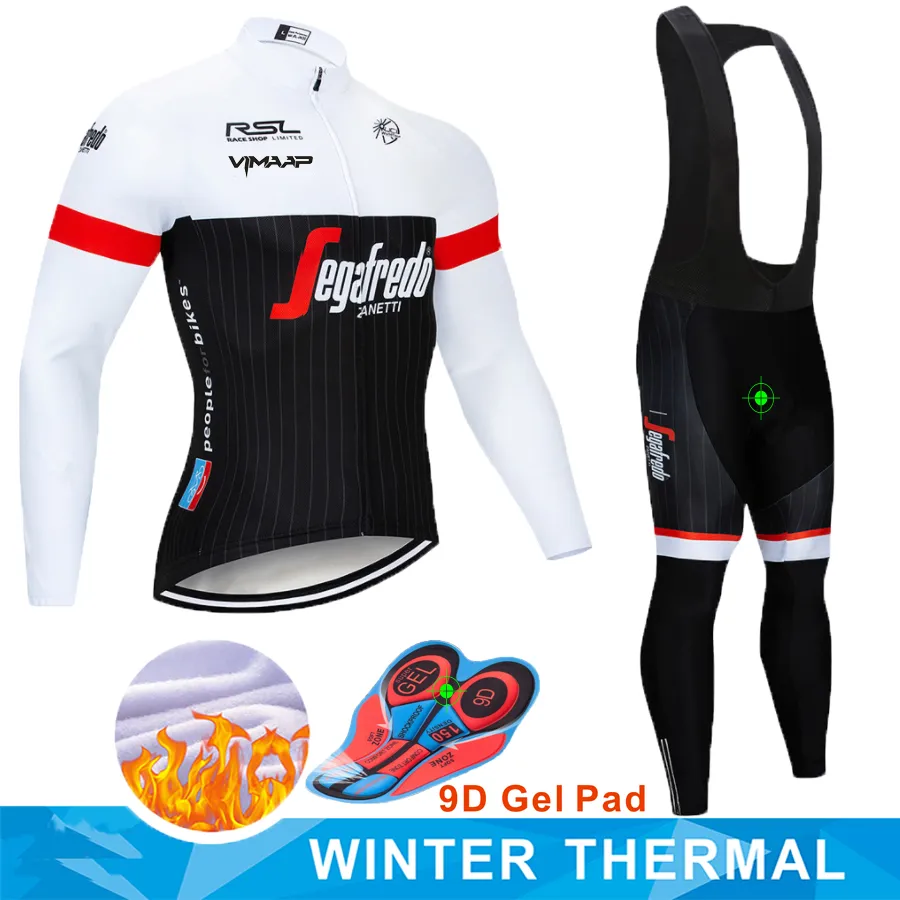 2020 Winter Thermal Fleece Warm Cykling Jersey Set Termisk Cykling Kläder MTB Ridning Apparel Ropa Ciclismo