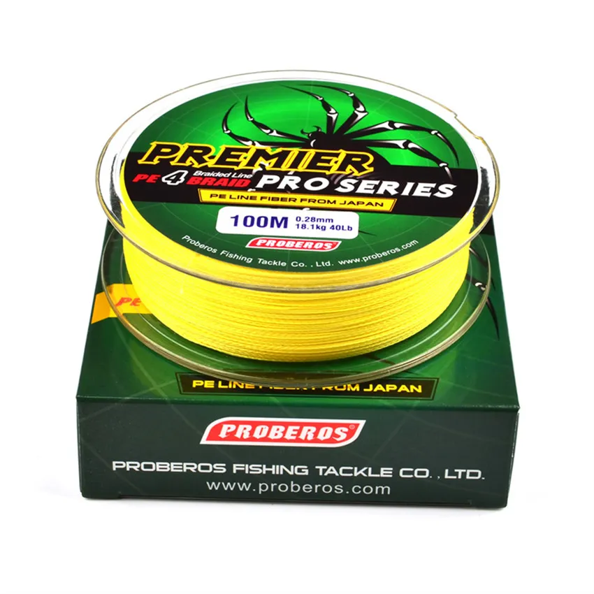 100Meters1box Fishing Lines 4 Weaves Braided PE Line Available 6LB100LB27KG453KG Pesca Tackle Accessories E0043373723
