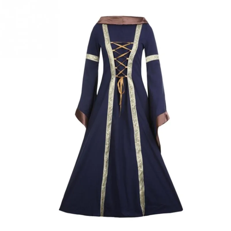 Vestido Gótico Lolita Negro Para Mujer - Disfraz De Bruja Vampiro, Estilo Steampunk, Tallas S A XXL