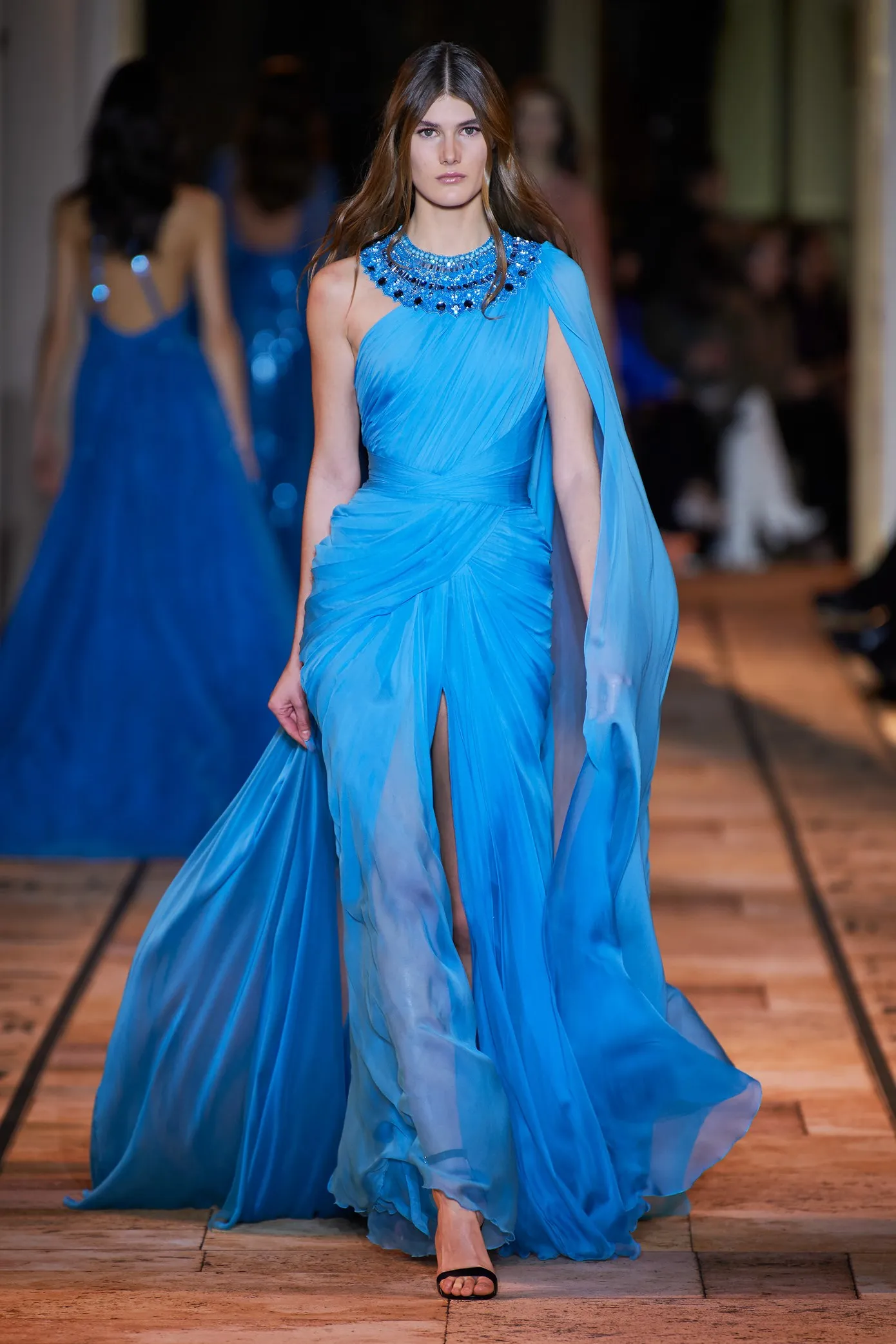 Zuhair murad hotsell blue dress