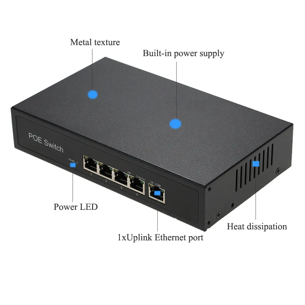 1+4 Ports 10/100Mbps PoE Switch Injector... From Goodgo, $102.1 ...