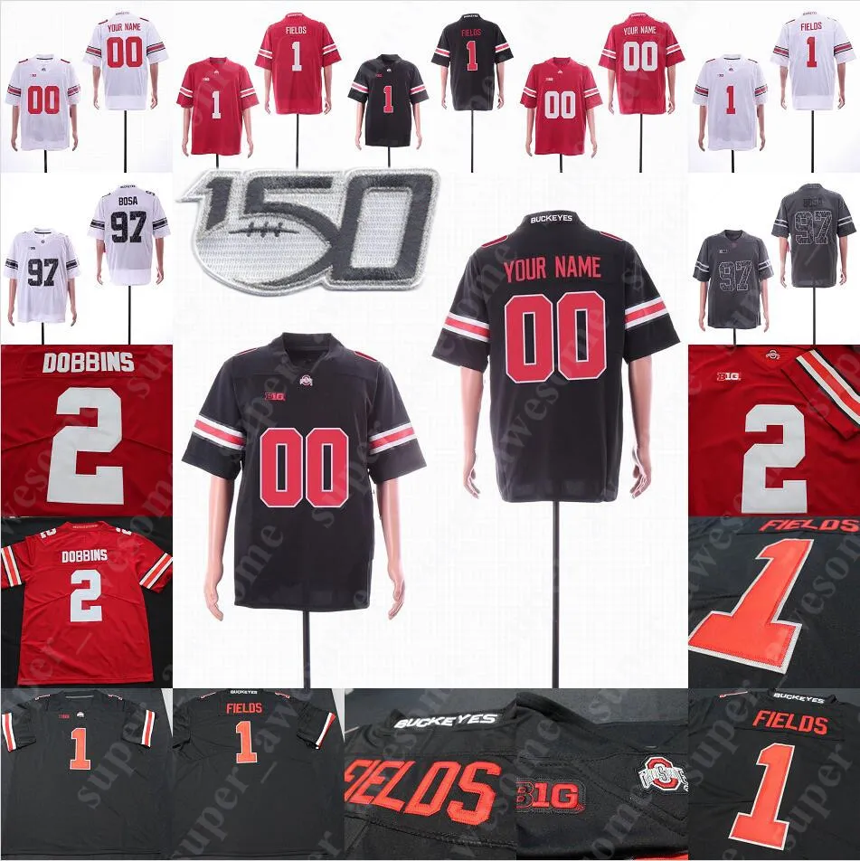 Ohio State Buckeyes Mens Football Gear Jersey, Quick Dry Polyester