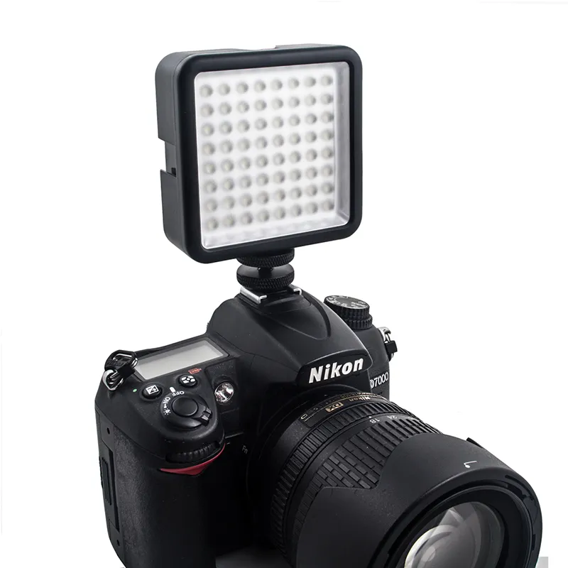 Mini LED Video Light - Portable On-Camera Light for DSLR, Camcorder ...