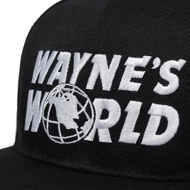 Fashion-Wayne's World Hat Kostüm Waynes World Baseball Caps Unisex Earth Hats bestickte Trucker Dad Hat Unisex Cap