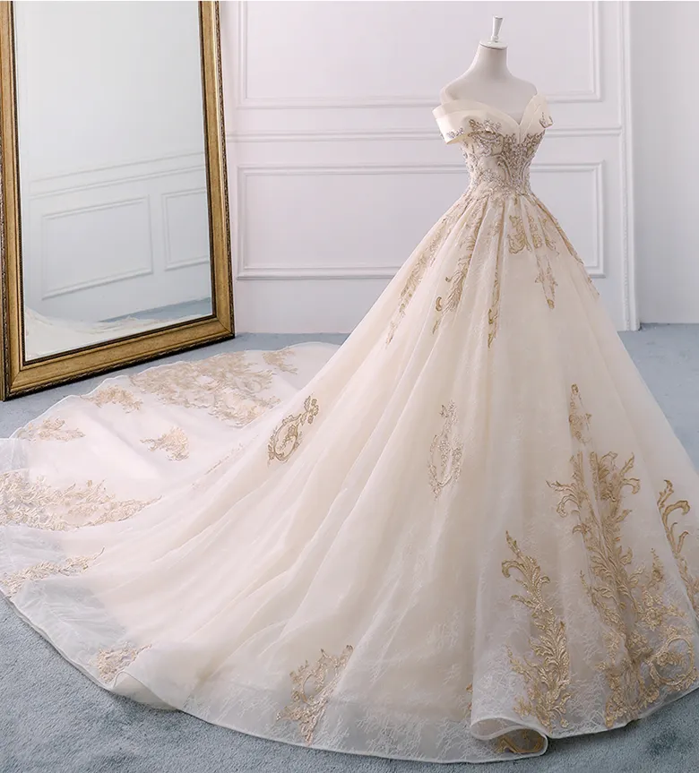 Luxury Girl's Short/Long Sleeves Trailing Dress Kid's Elegant Princess –  Avadress
