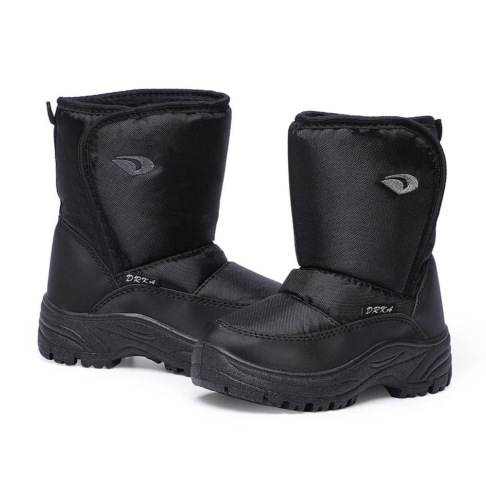 Vendita calda-Fodera in lana stivali da neve unisex scarpe di tela di grandi dimensioni stivali invernali in pelo di pecora scarpe antiscivolo resistenti al calore per uomo zy622