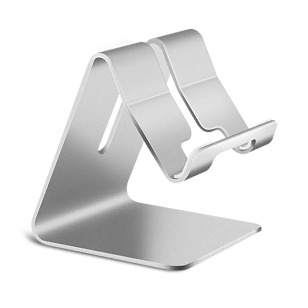 Universele aluminiumlegering Smart Phone Stand Bureau Houder Lading Stand Cradle Mount voor iPhone Metalen Tabletten Stand voor iPad-tablet