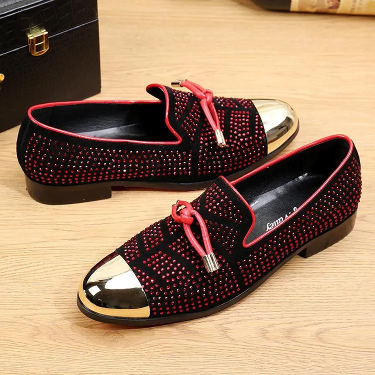Sapatos Casuais Para Padrinhos Formais Masculinos Pretos De Couro