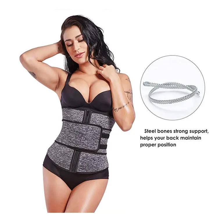 Hot Sweat Neoprene Waist Tranier Corset Trimmer Belt Body Shaper Slimming Bands Shapewear For Women Corset Cincher Drop Shipping