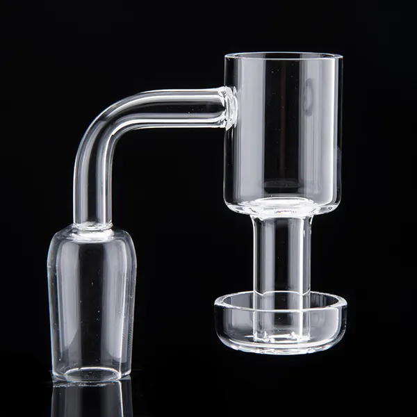 Quartz Rökning Tillbehör Terp Vakuum Banger Domeless Nail 10mm 14mm Man 18mm För oljeplattor Glas Bongs DAB Rig 633