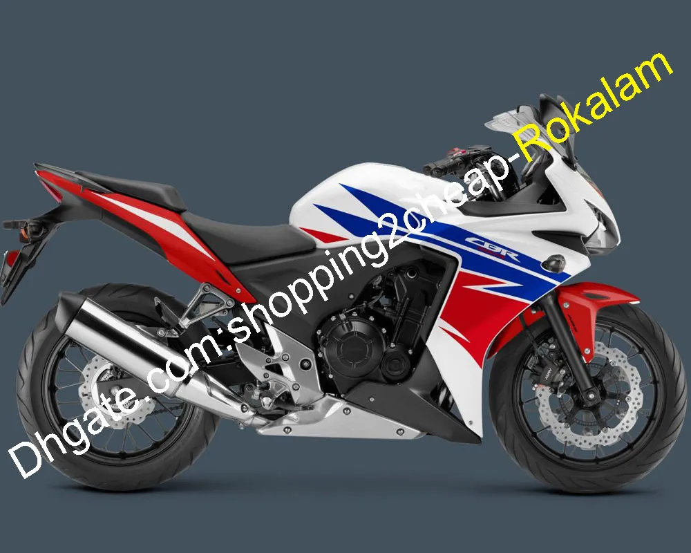 För Honda CBR500R Fairings CBR 500 R 13 14 15 CBR500 RR Motorcykel Faceing Aftermarket Kit 2013 2014 2015 (formsprutning)