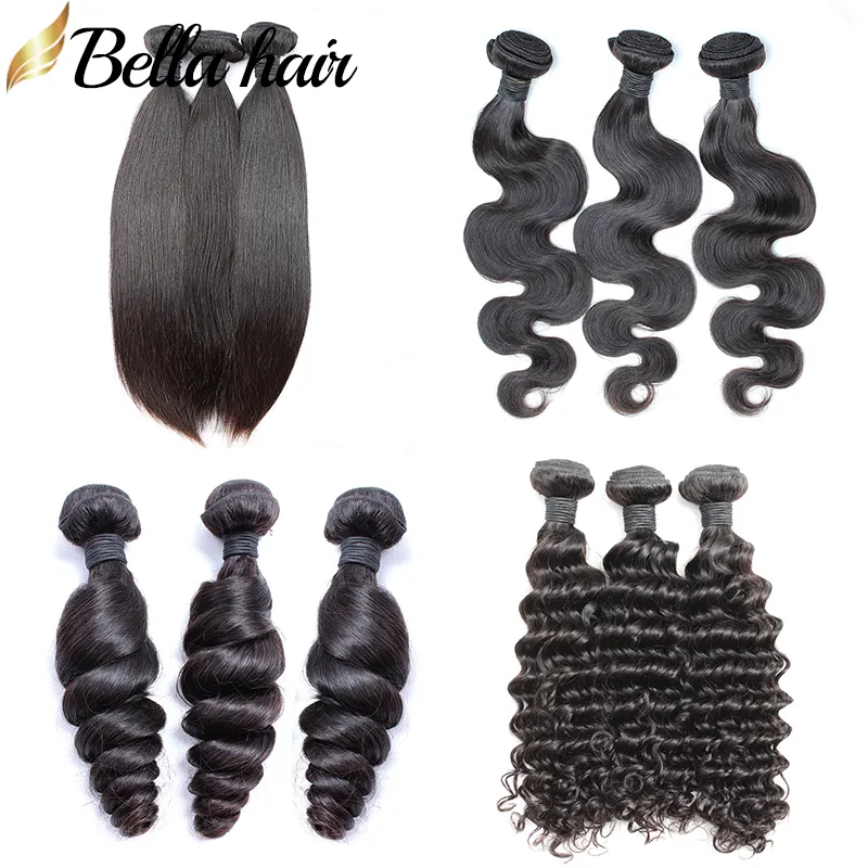 Brazilian Hair Bundles 3Bundles Straight Body Deep WaveLoose  display picture 1