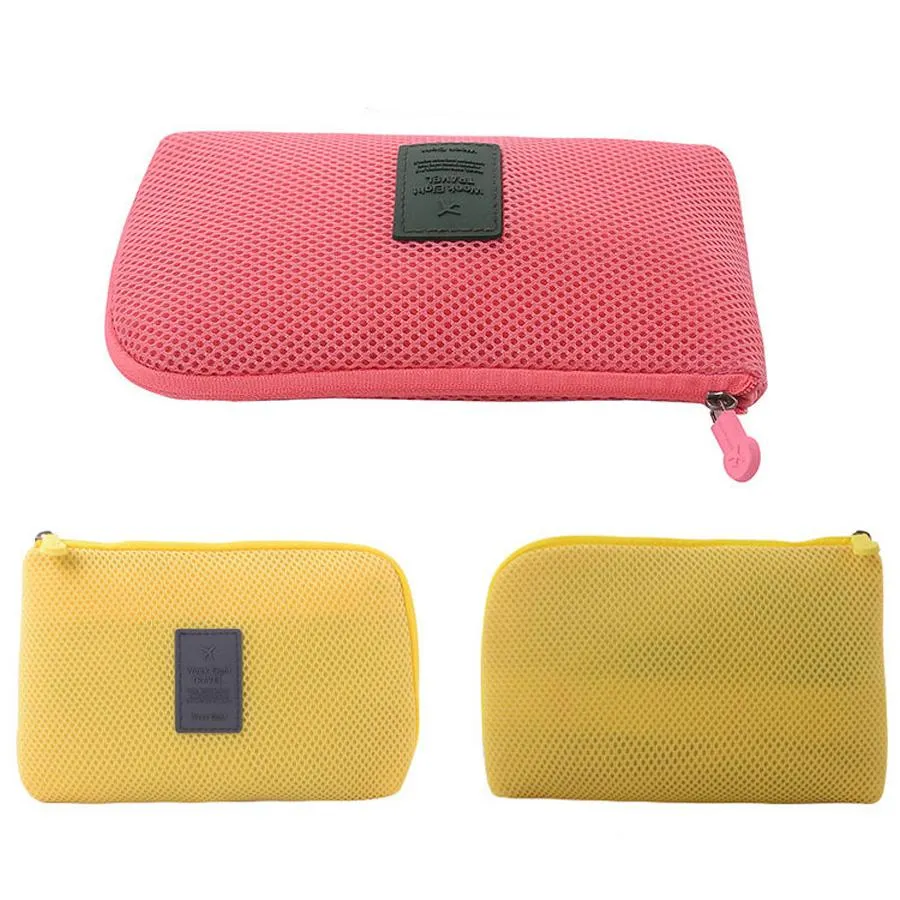 Mini Makeup Bags Earphone Organizer Shockproof Digital Storage Bag Outdoor Travel Lightweight Portable Charging Cable Storage Bags DH01015-1