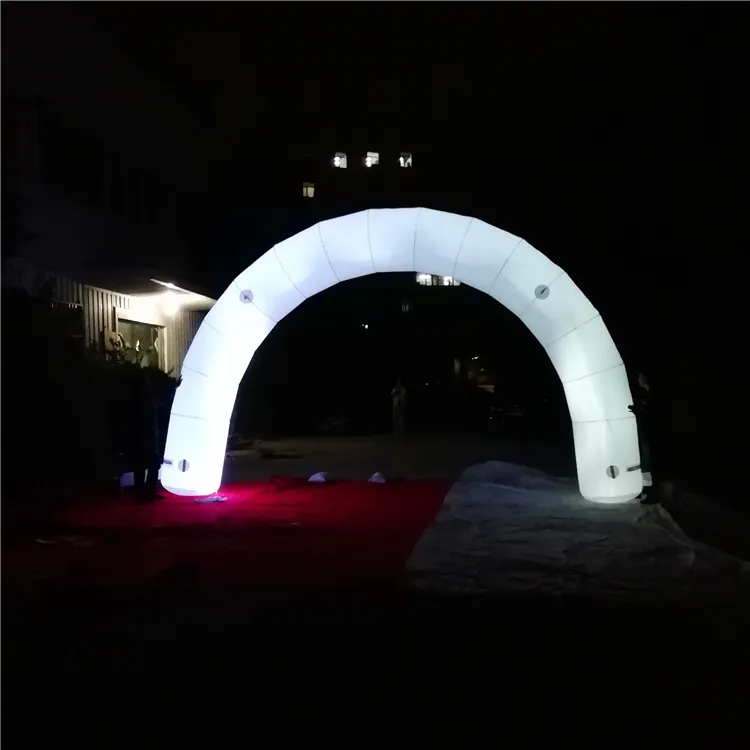 arco gonfiabile dell'alto pallone gonfiabile di 4m con la striscia del LED per l'evento Show274j della fase del partito di musica