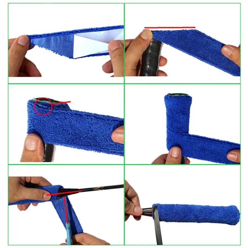 1 Reel 10M Towel glue grip Anti-slip badminton racket overgrips 